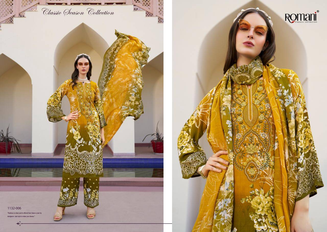 Romani mahira vol-7 Wholesale unstitched dress materials